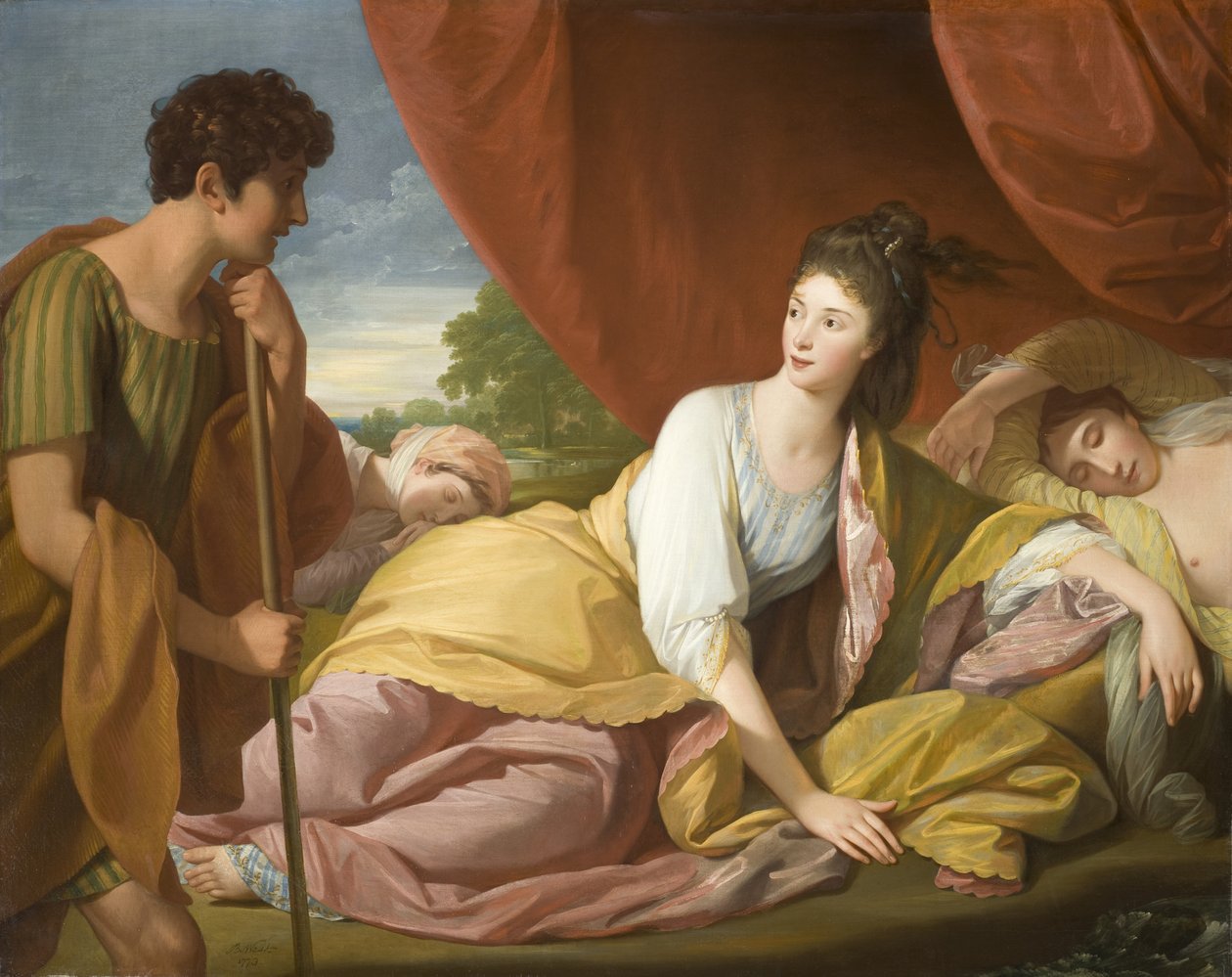 Cymon und Iphigenia von Benjamin West