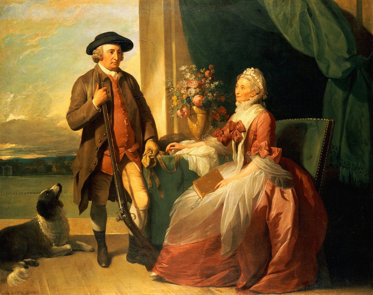 Mr. Robert Grafton und Mrs. Mary Partridge Wells Grafton, 1773 von Benjamin West