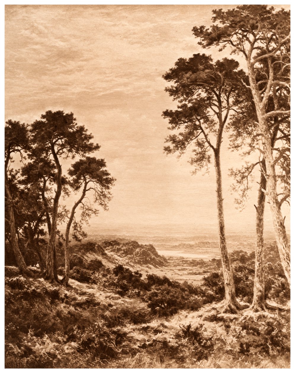 Sonnenuntergang nach Regen, 1903 von Benjamin Williams Leader