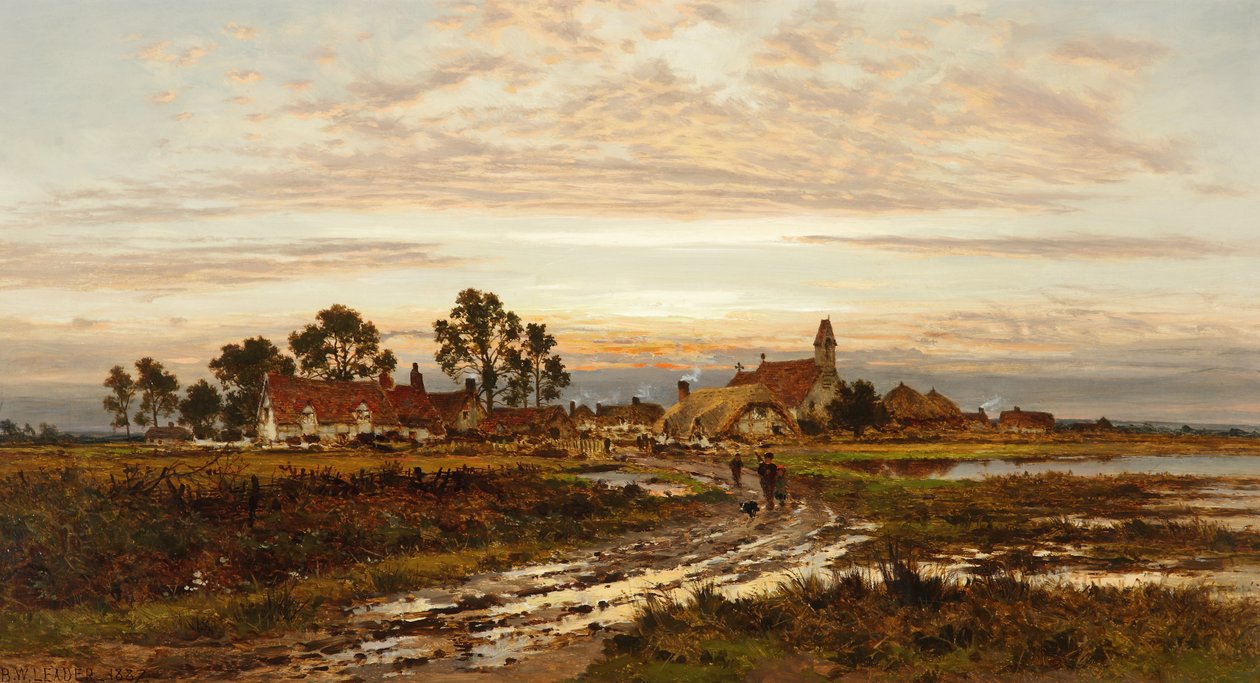 Worcestershire Morgen nach dem Regen, 1897 von Benjamin Williams Leader