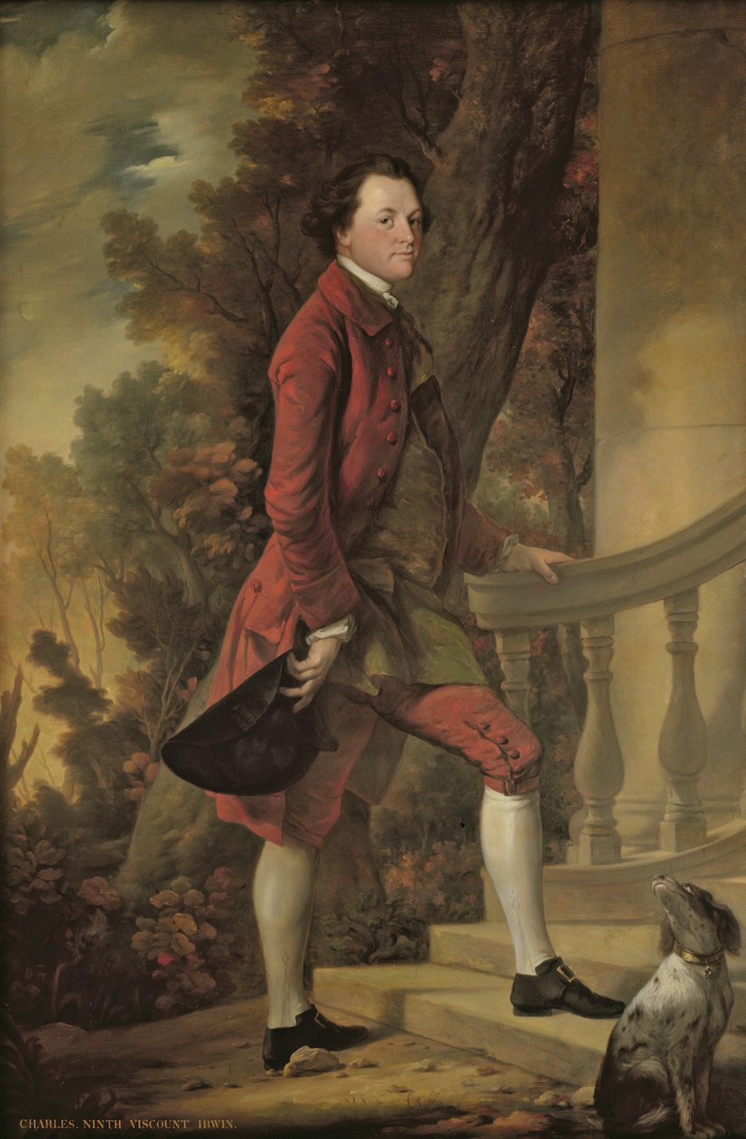 Porträt von Charles, 9. Viscount Irwin von Benjamin Wilson