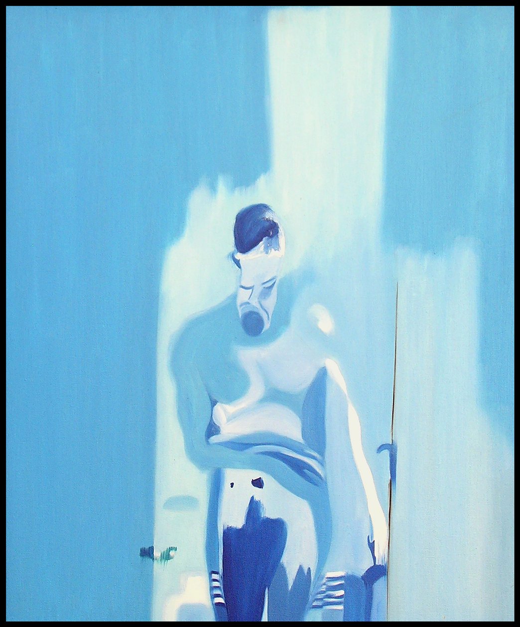 Idealer Mann im Gegenlicht überbelichtet, 2000 von Benoit Erwann Boucherot