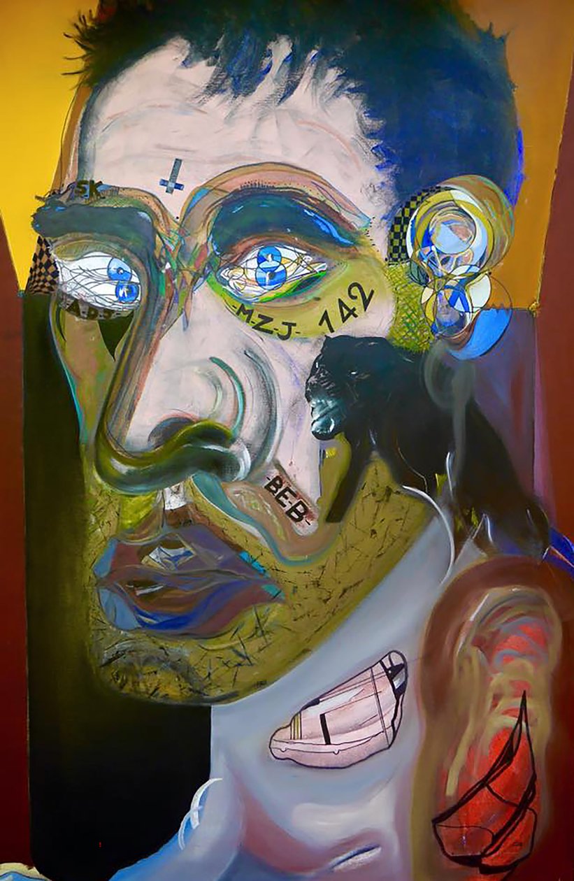 Letztes Selbstporträt vor Mexiko, 2015 von Benoit Erwann Boucherot