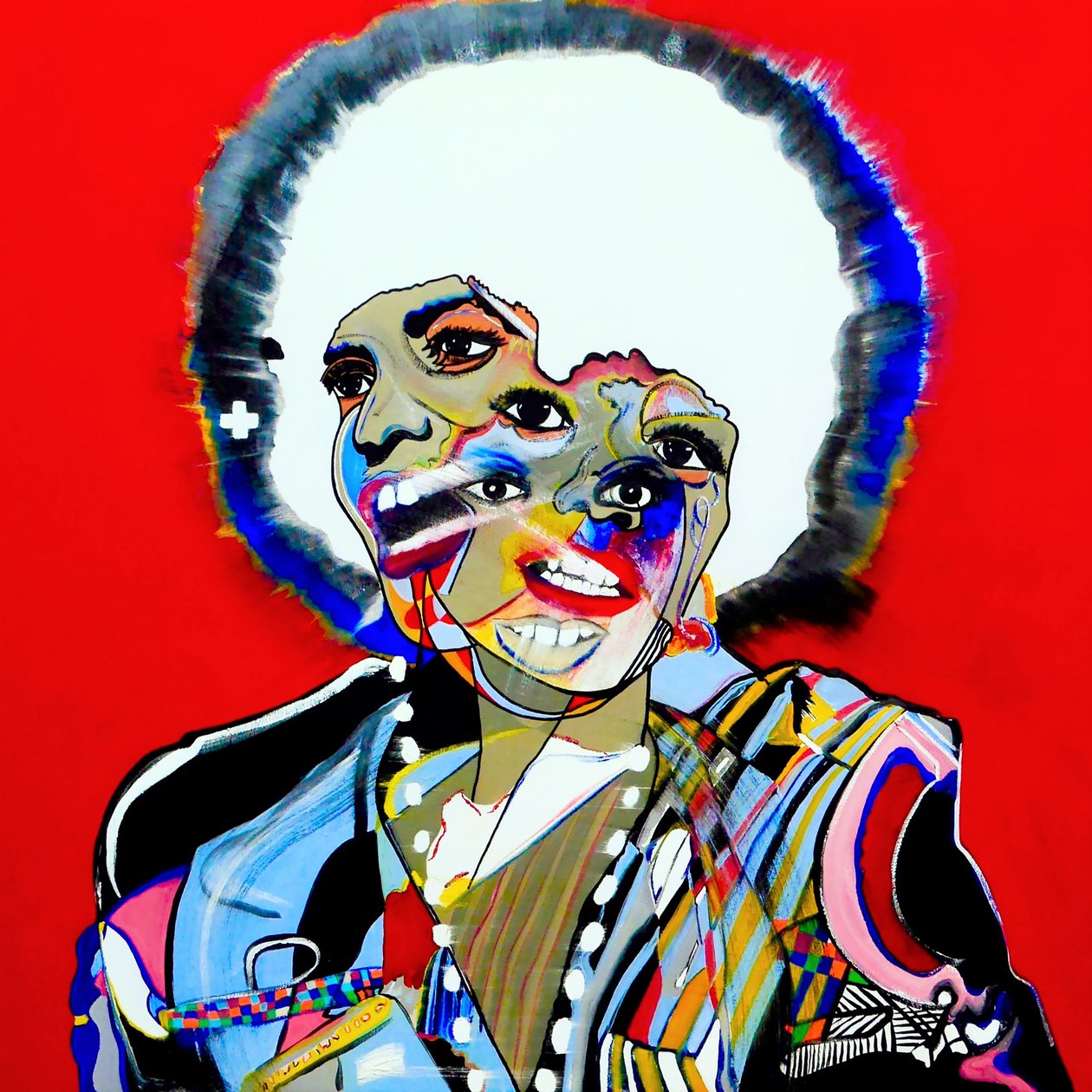 Surportrait : Angela Davis, 2021 von Benoit Erwann Boucherot