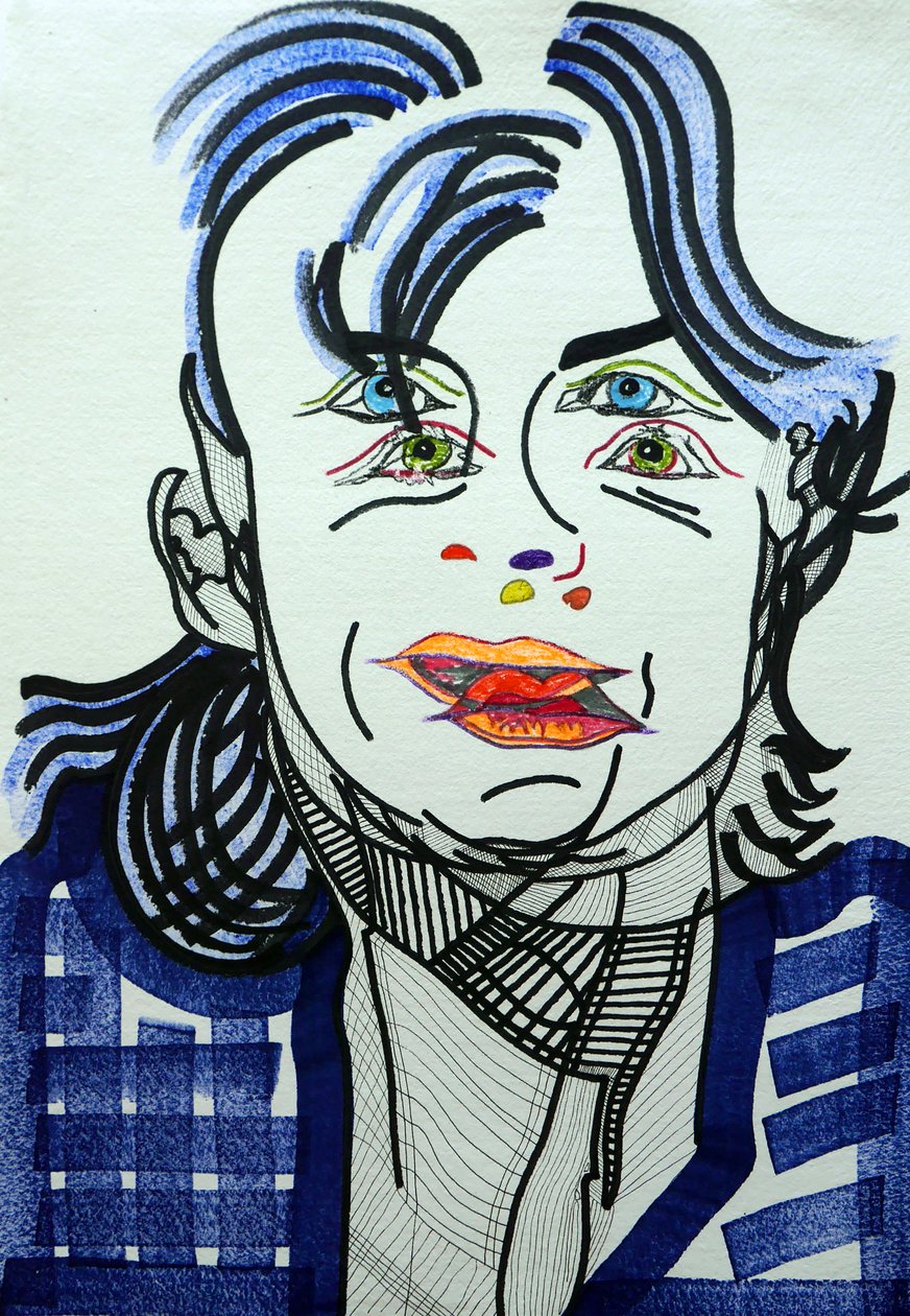 Surportrait: Fred Vargas, 2019 von Benoit Erwann Boucherot