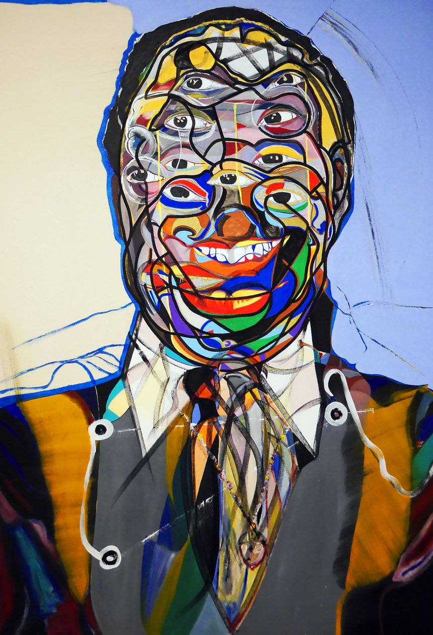 Surportrait: James Baldwin 2, 2021 von Benoit Erwann Boucherot