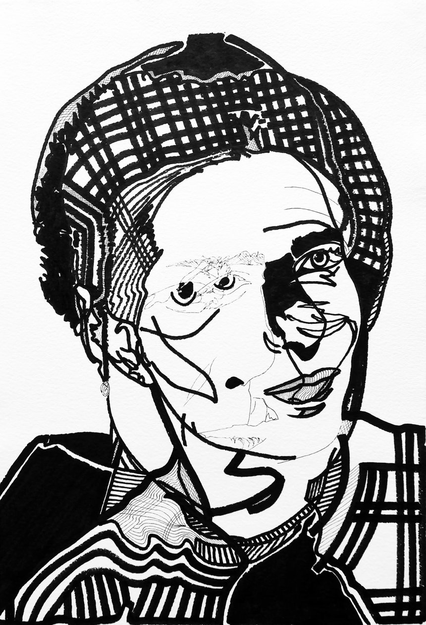Surportrait: Simone de Beauvoir, 2019 von Benoit Erwann Boucherot