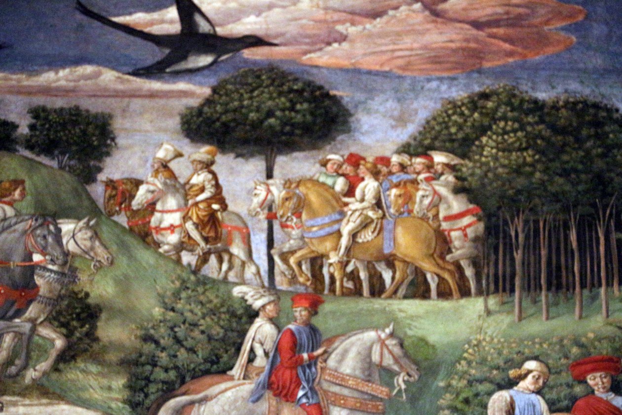 Der Zug der Heiligen Drei Könige: Der Zug von Gaspar von Benozzo Gozzoli