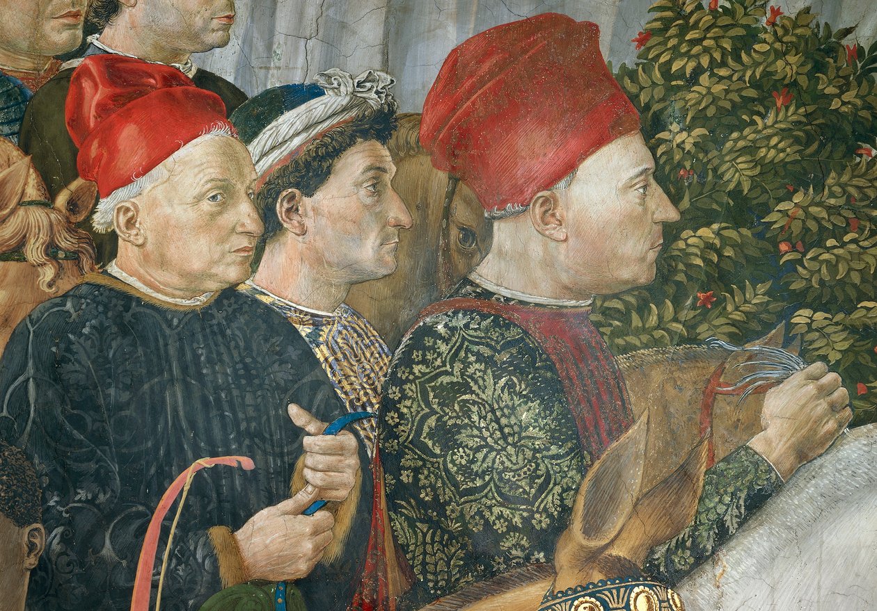 Prozession der Heiligen Drei Könige nach Bethlehem von Benozzo di Lese di Sandro Gozzoli