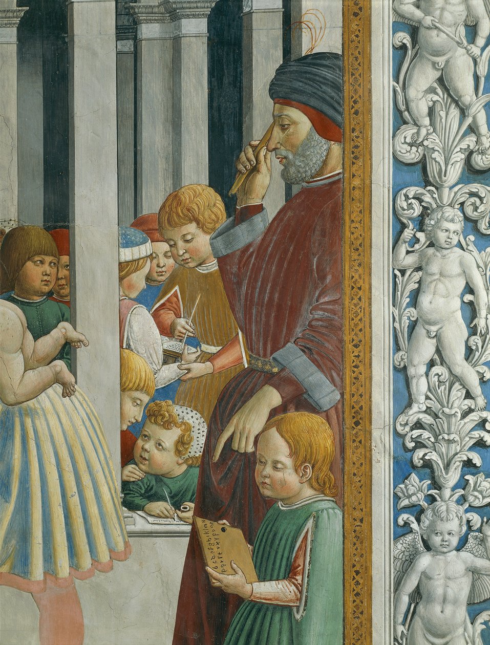 Geschichten von St. Augustinus: Lehrer und Schüler von Benozzo di Lese di Sandro Gozzoli
