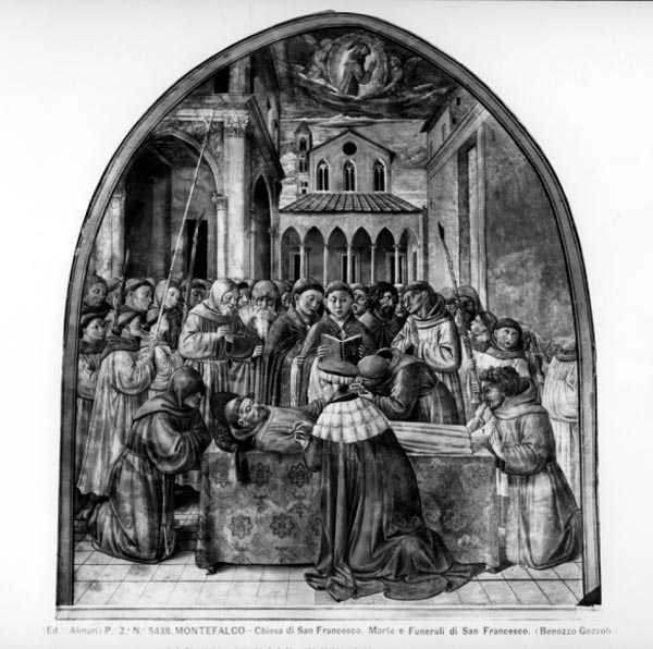 Die Begräbnisriten des Heiligen Franziskus von Benozzo di Lese di Sandro Gozzoli