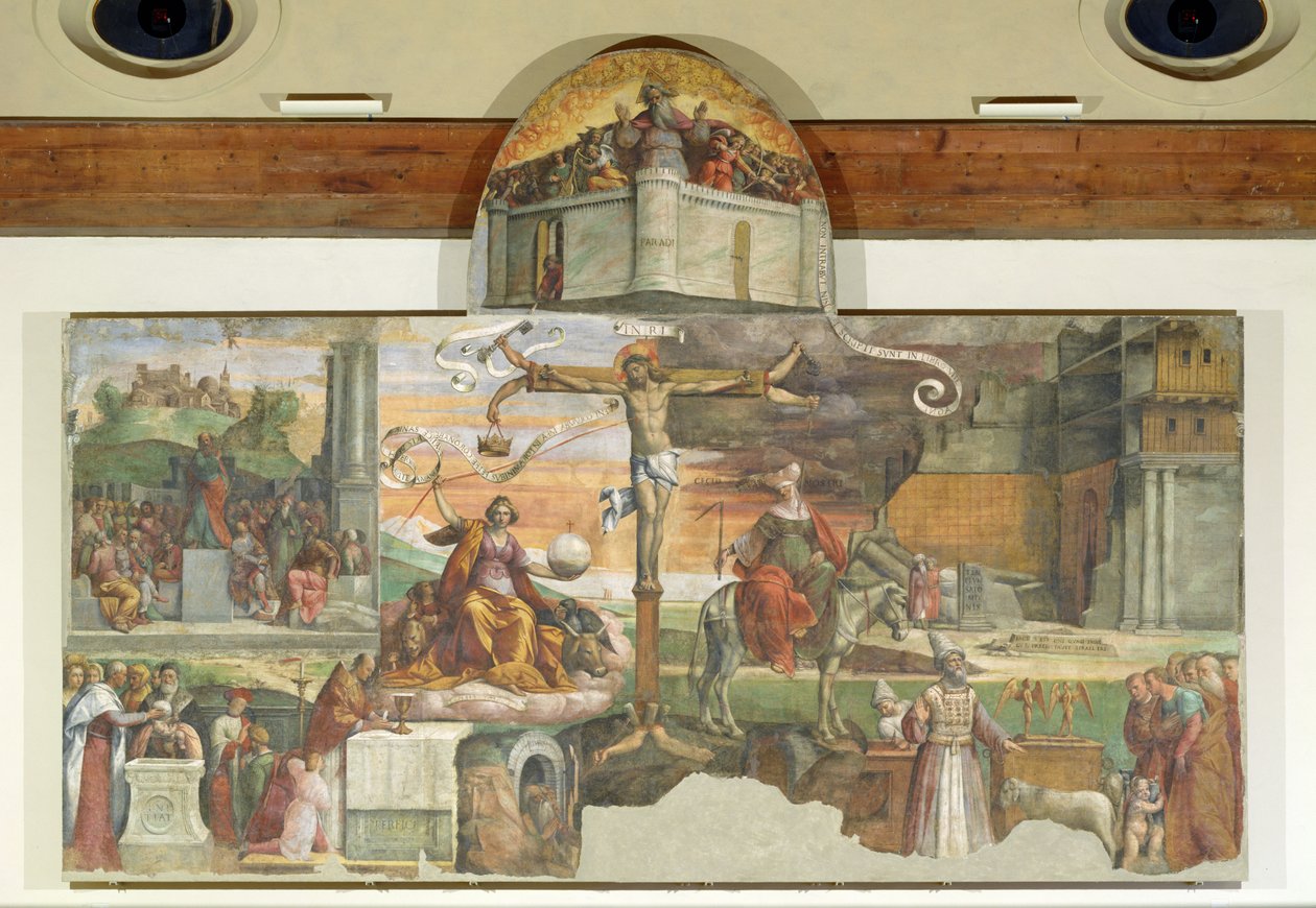 Allegorie des Alten und Neuen Testaments von Benvenuto Tisi da Garofalo
