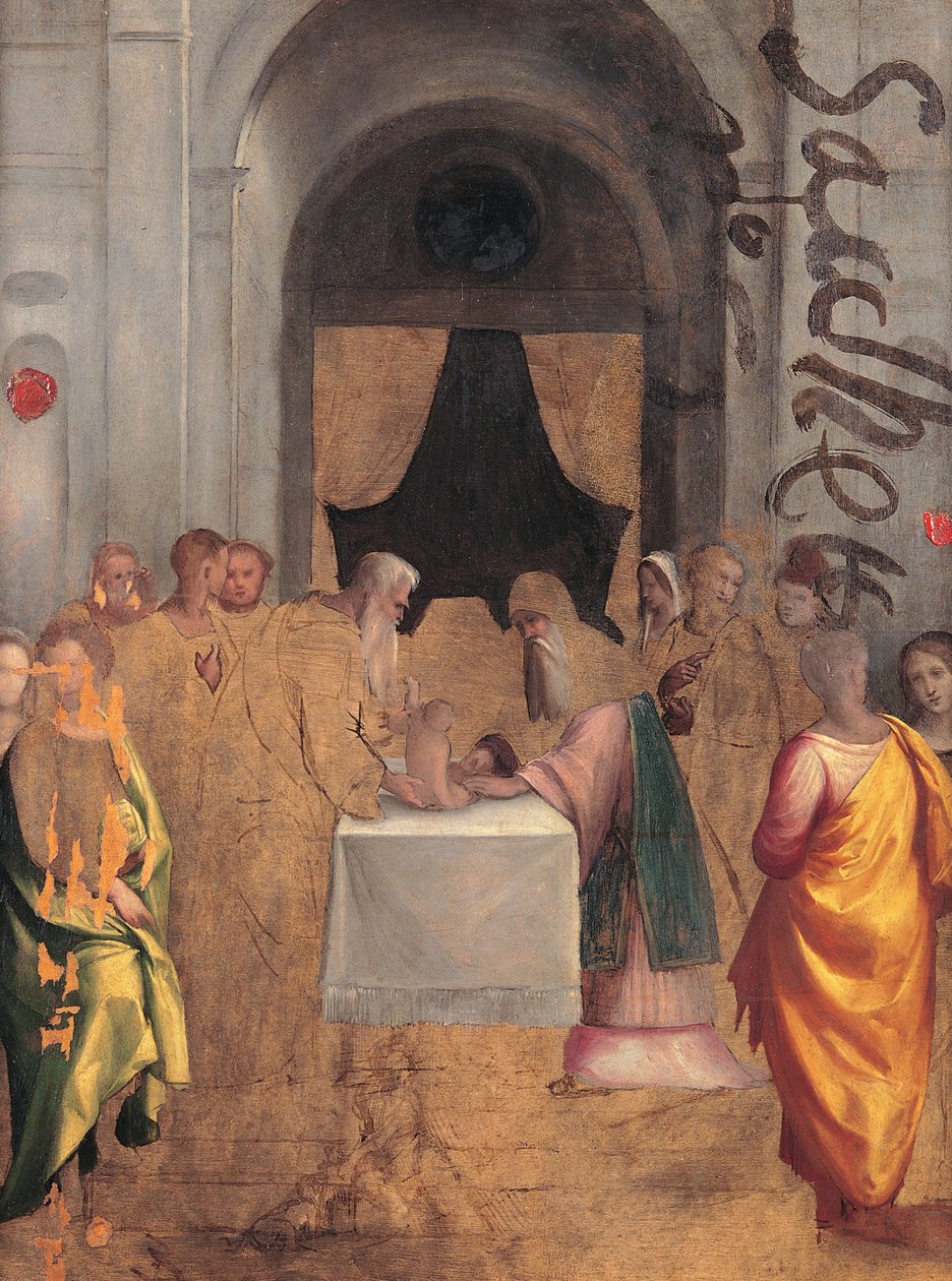 Darstellung im Tempel von Benvenuto Tisi da Garofalo