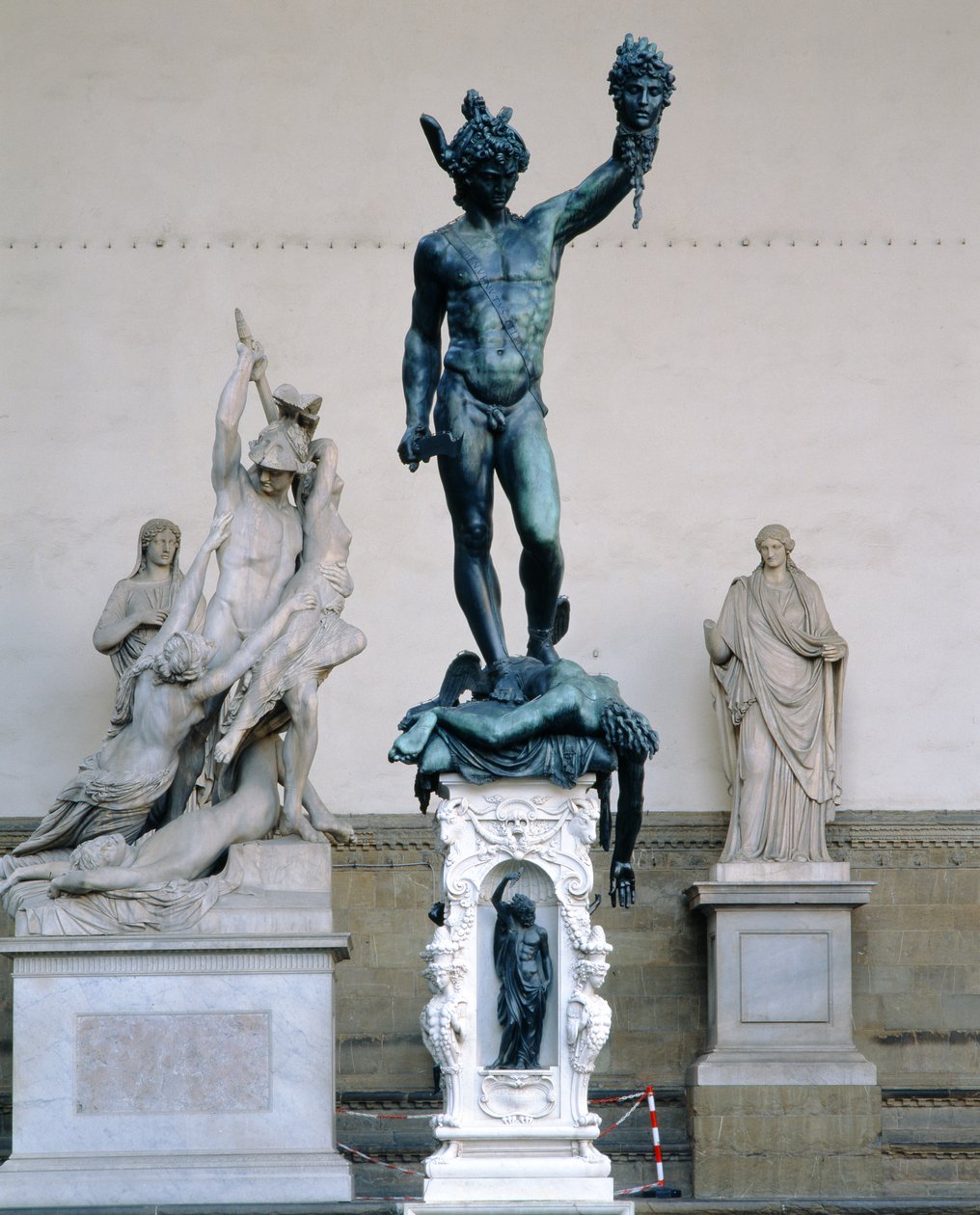 Perseus mit dem Kopf der Medusa, 1545-54 von Benvenuto Cellini