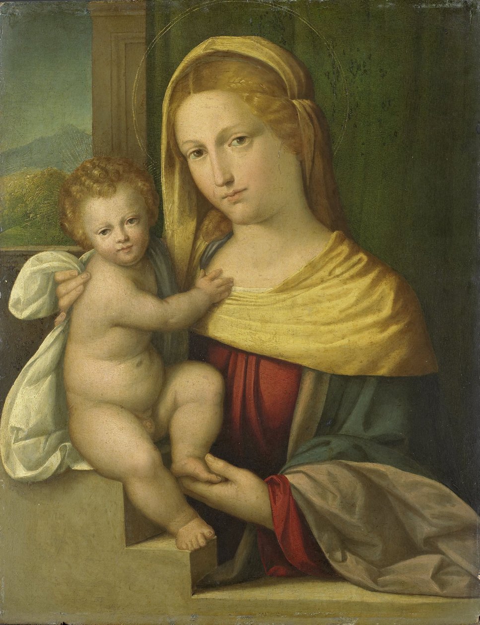 Madonna mit Kind von Benvenuto Tisi da Garofalo