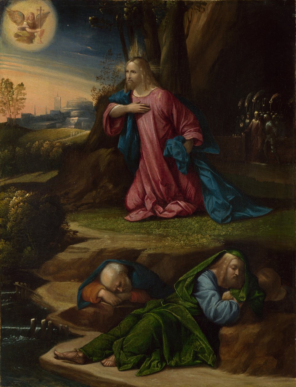 Die Agonie im Garten, zwischen 1520 und 1539 von Benvenuto Tisi da Garofalo