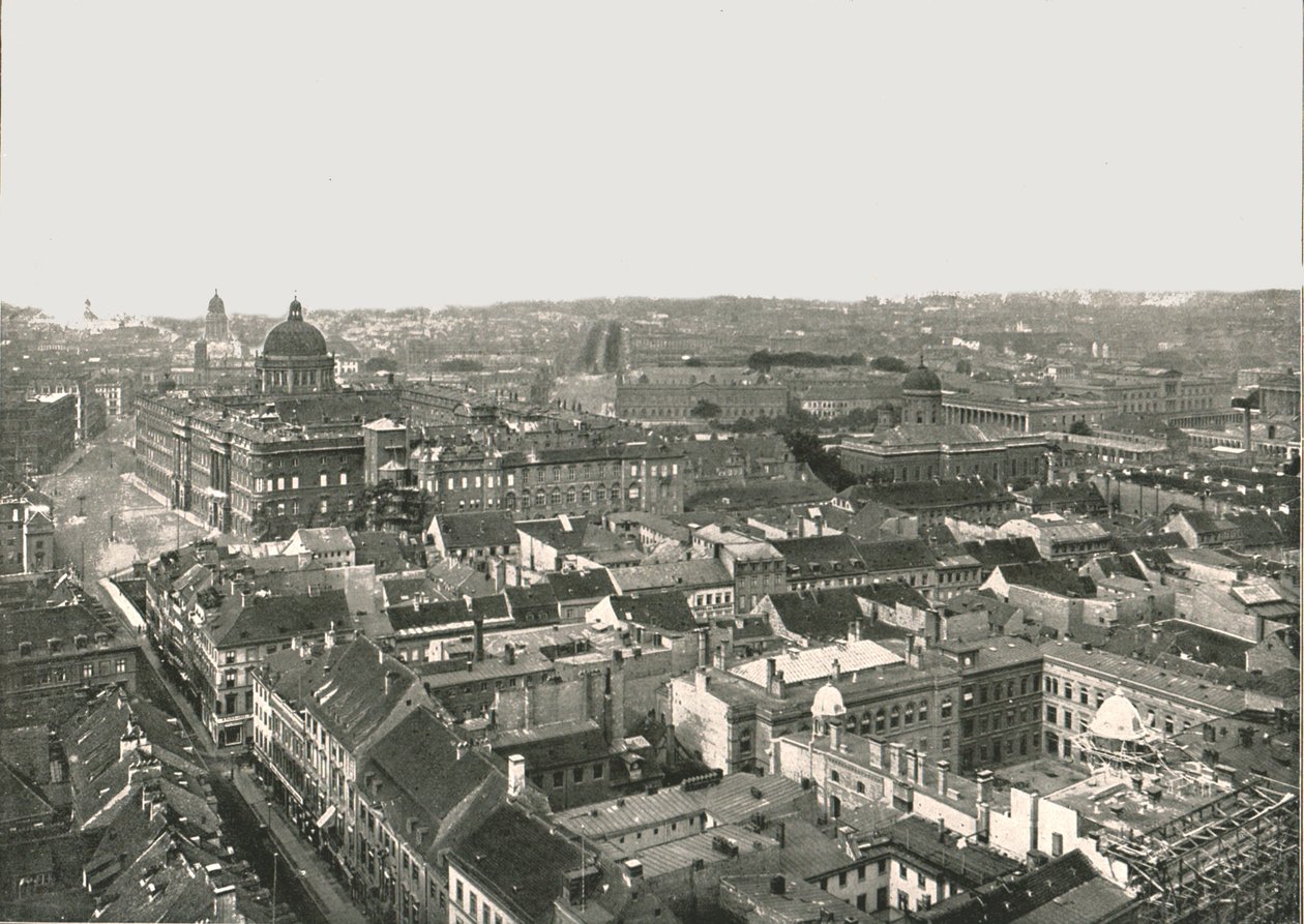 Panorama der Stadt Berlin, Deutschland, 1895 von Berlin Photographic Co