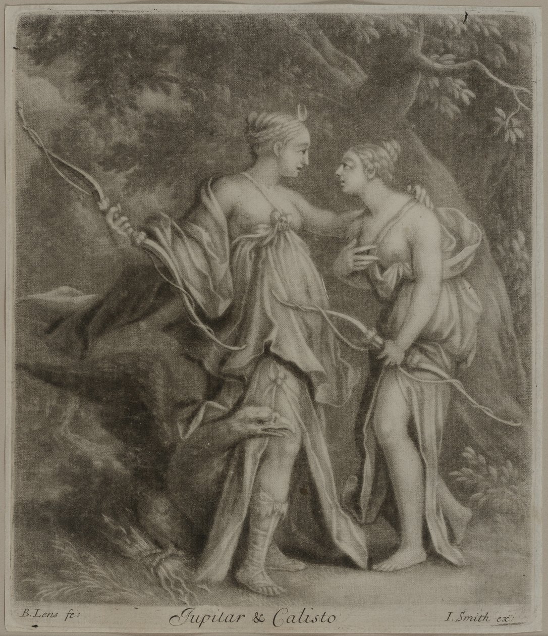 Jupiter und Kallisto von Bernard II Lens