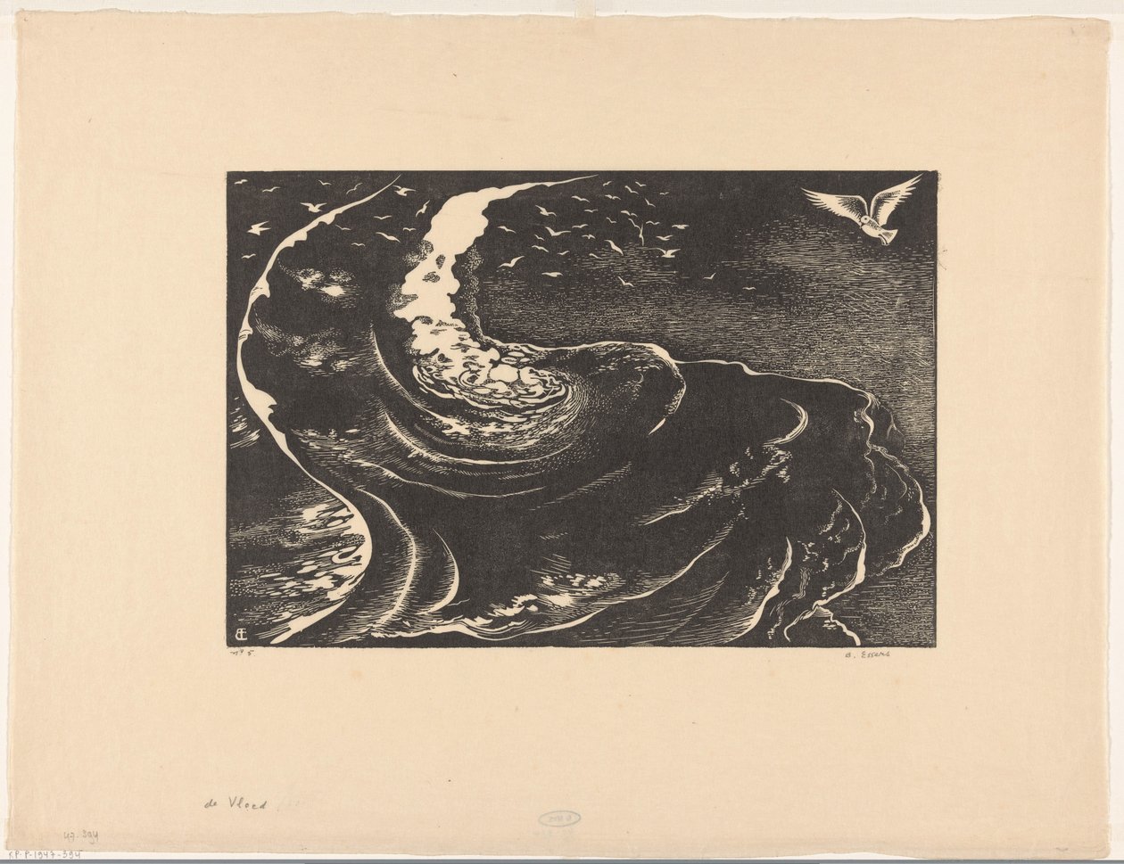 Die Flut von Bernard Essers (signed by artist)