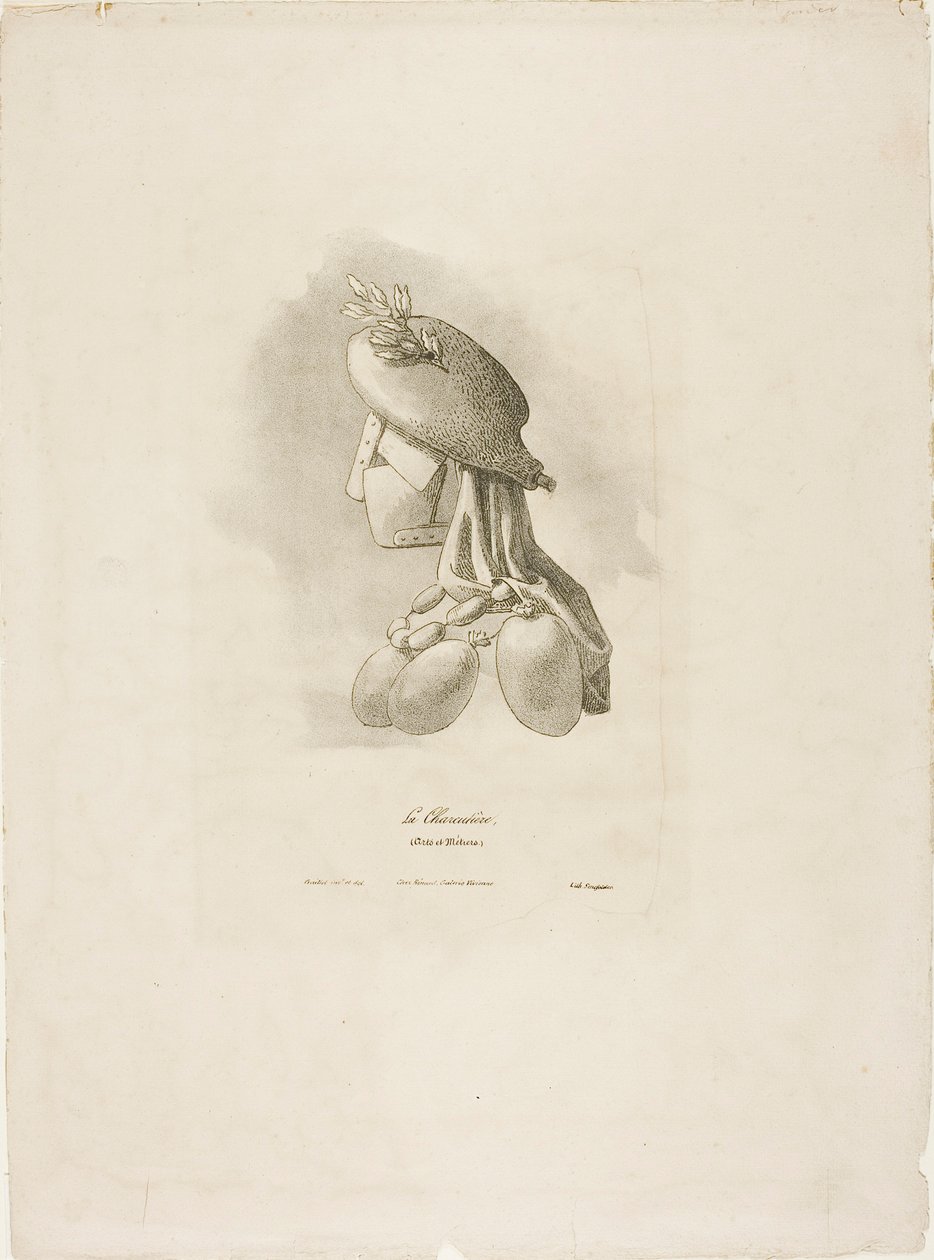 Die Metzgerin, aus Arts et Métiers von Bernard Gaillot