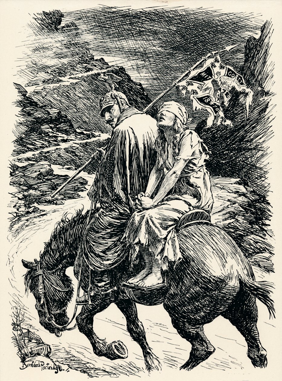 Der Weg des Sieges - Etappe VI von Bernard Partridge