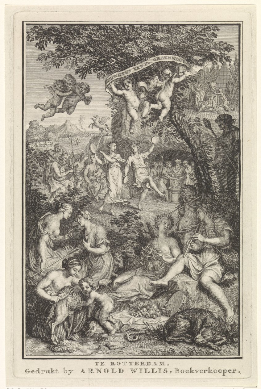 Landschaft mit Hirten und Hirtinnen von Bernard Picart