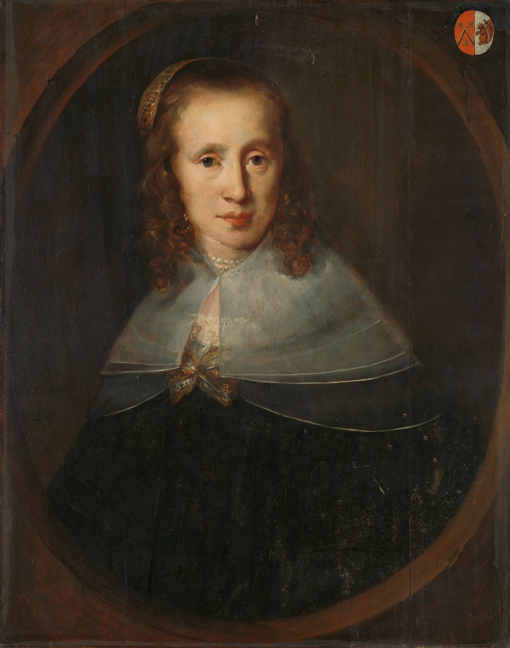 Porträt von Digna de Maets von Bernard Zwaerdecroon