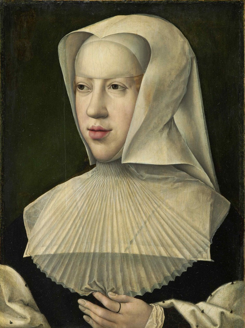Porträt von Margarete von Österreich, 1480-1530 von Bernard van Orley