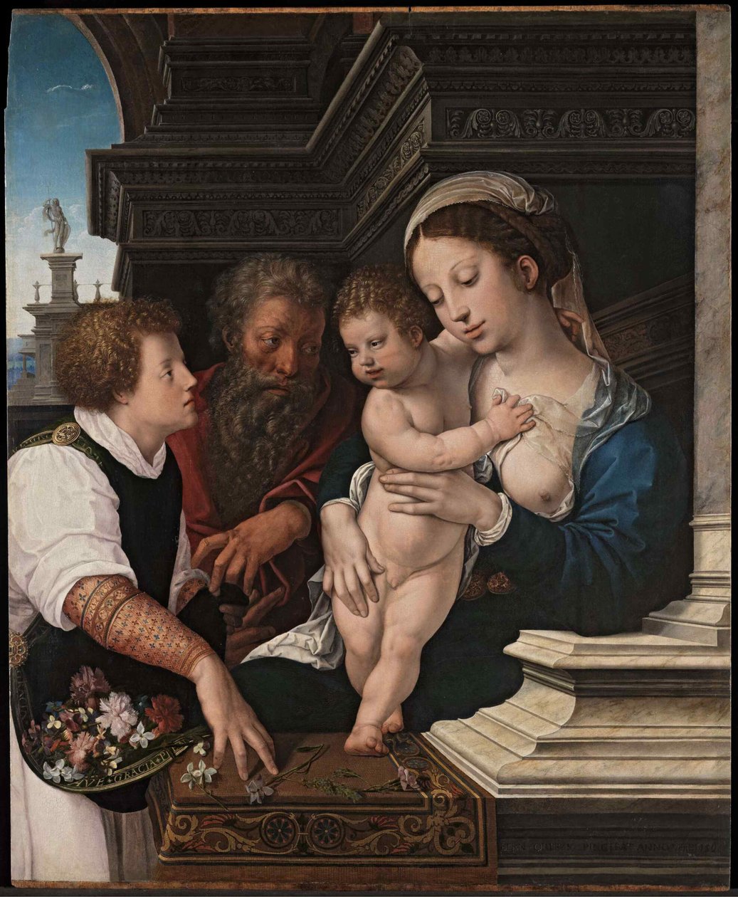 Die Heilige Familie, ca. 1521 von Bernard van Orley