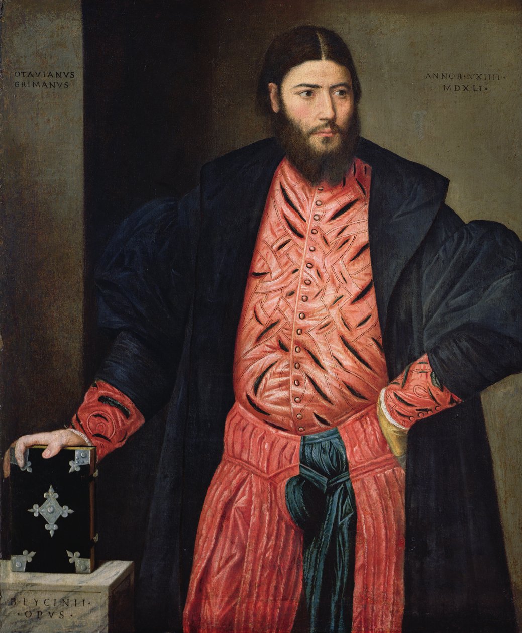 Porträt von Ottavio Grimani, Prokurator von St. Markus, 1541 von Bernardino Licinio