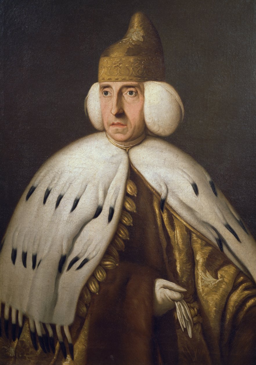 Porträt von Doge Ludovico Manin von Bernardino Castelli