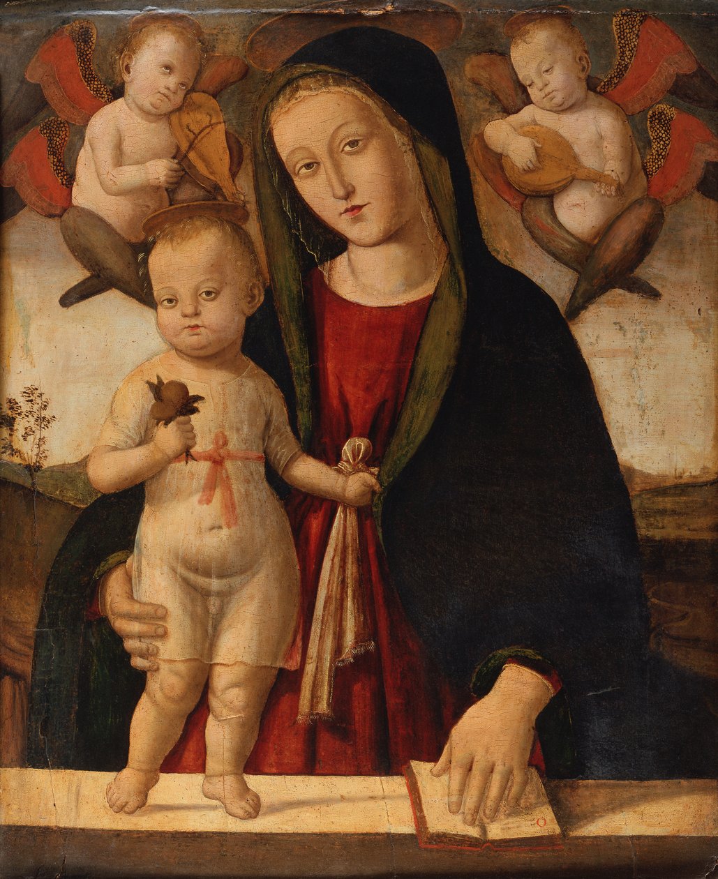 Madonna mit Kind von Bernardino Fungai
