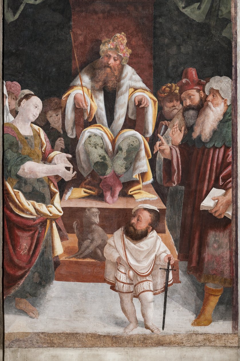 Detail des Martyriums der Heiligen Katharina von Bernardino Lanino