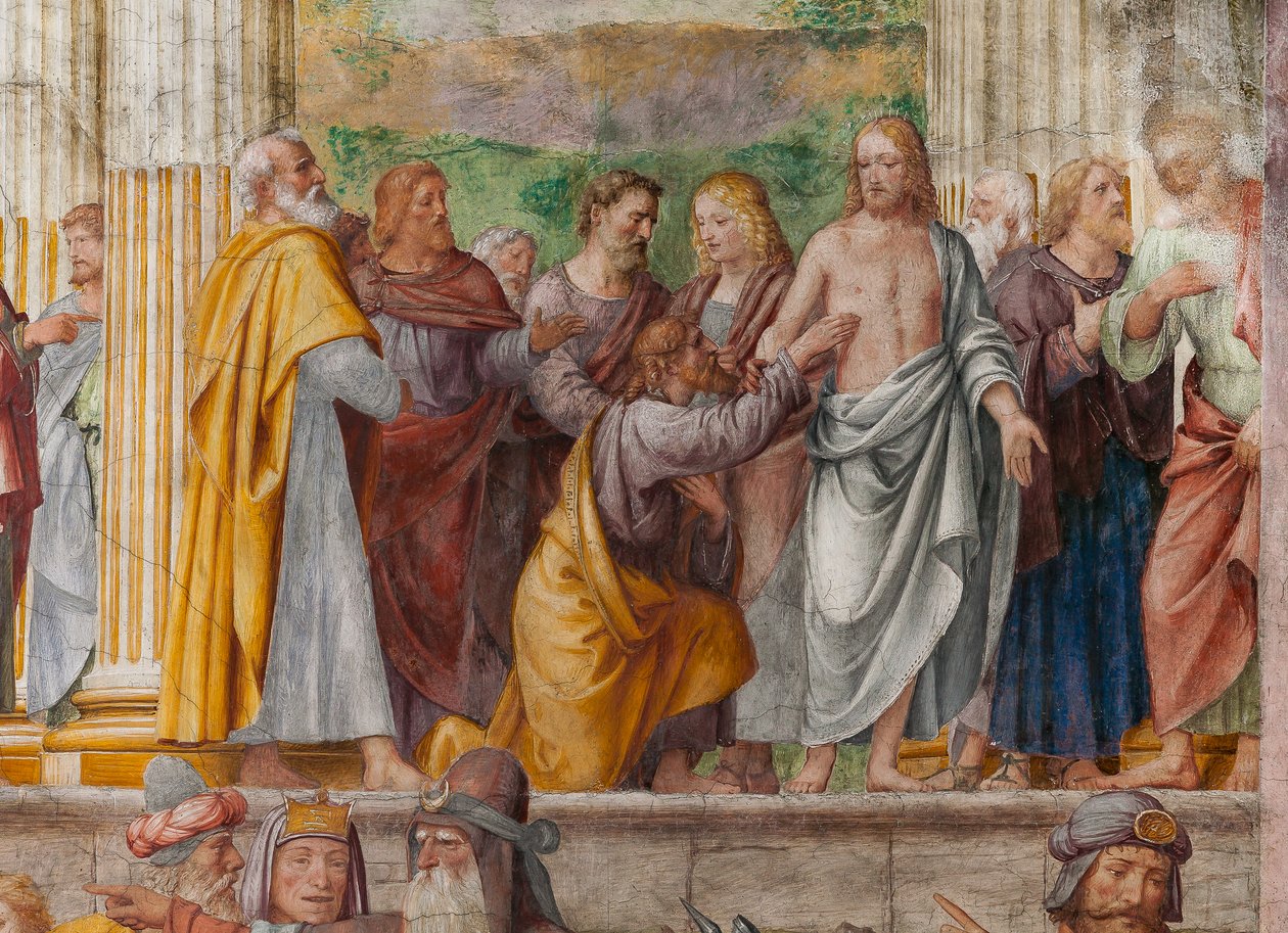Detail der Passion und Kreuzigung Christi von Bernardino Luini