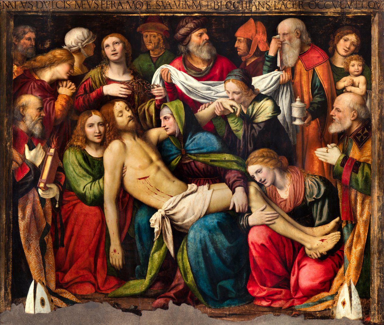 Mailand, Kirche San Giorgio al Palazzo, Bernardino Luini, Grablegung von Bernardino Luini