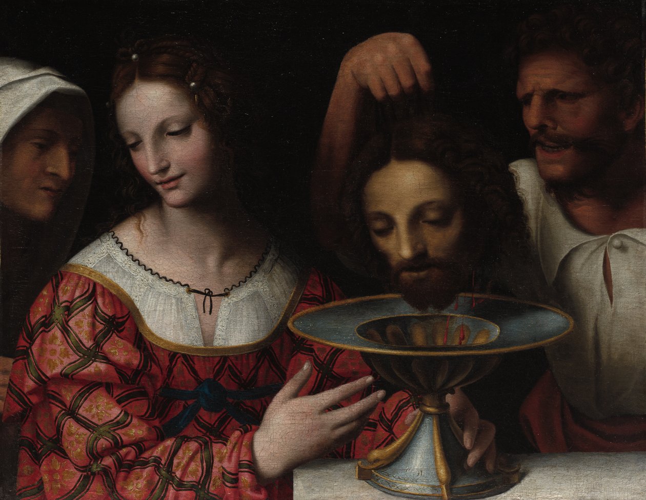 Salome mit dem Kopf von Johannes dem Täufer, 1500er oder später von Bernardino Luini
