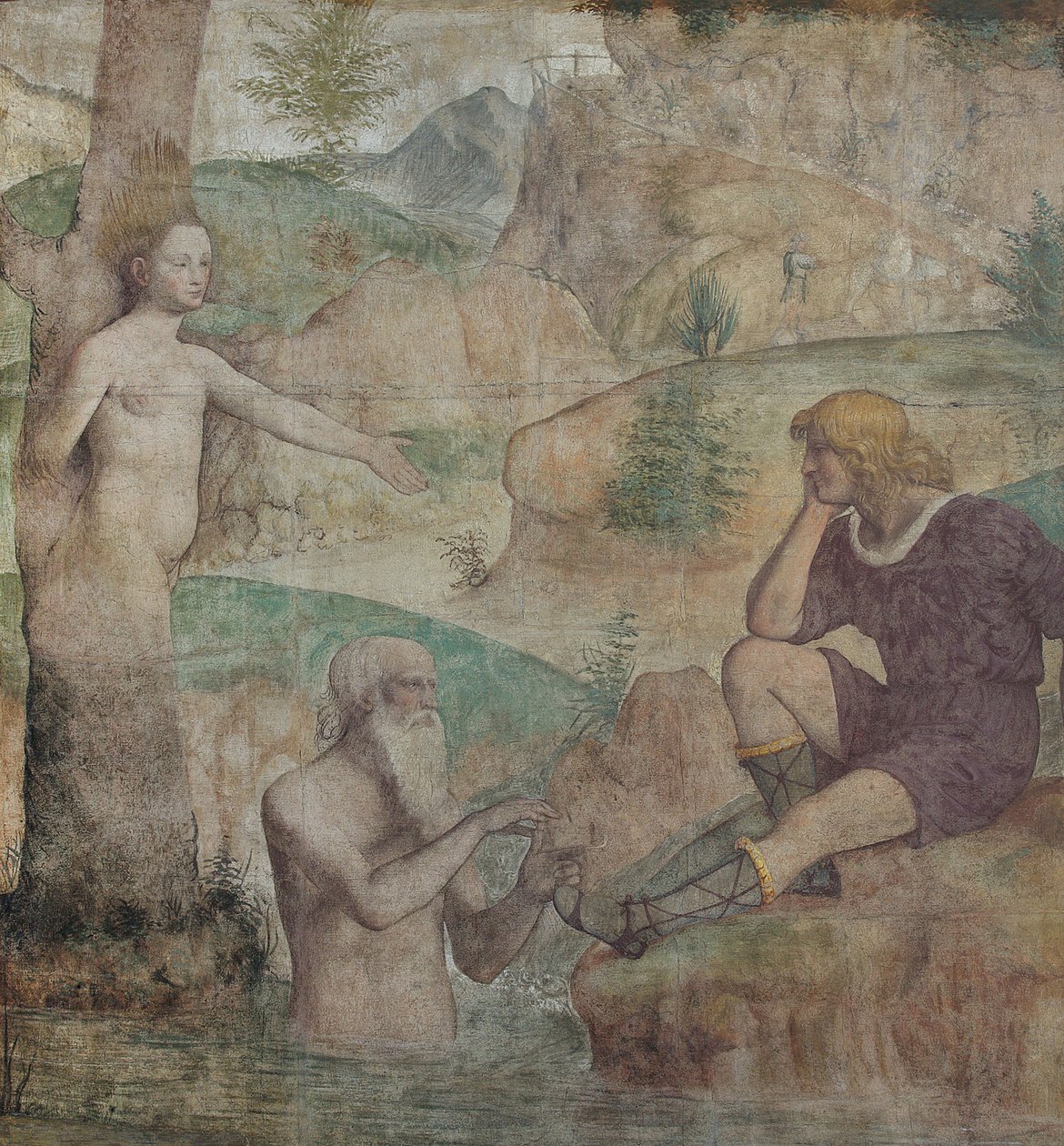Severe getröstet von Driope und Tavaiano, 1513-1514 von Bernardino Luini