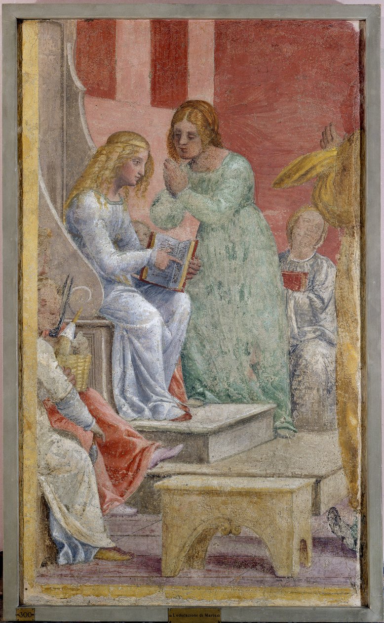 Die Kindheit der Jungfrau Maria im Tempel von Bernardino Luini