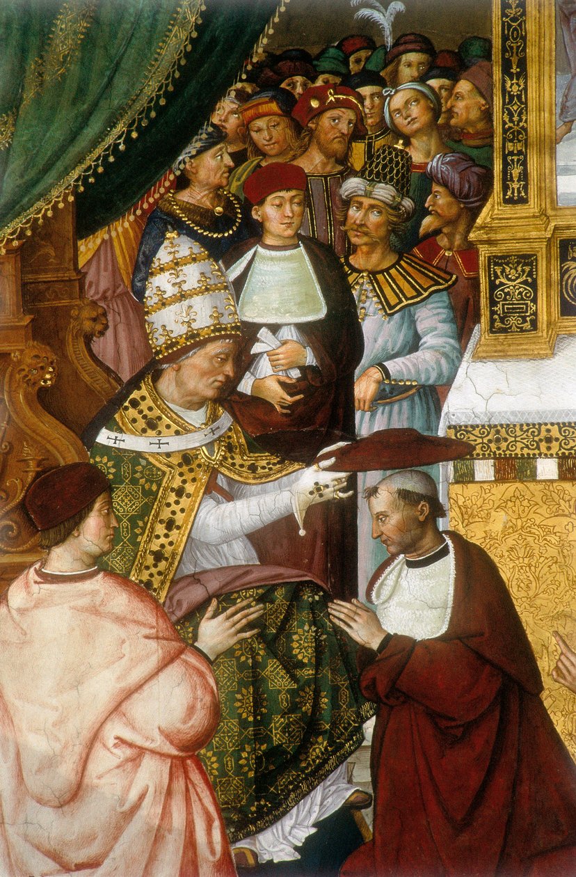 Das Leben von Papst Pius II von Bernardino di Betto Pinturicchio