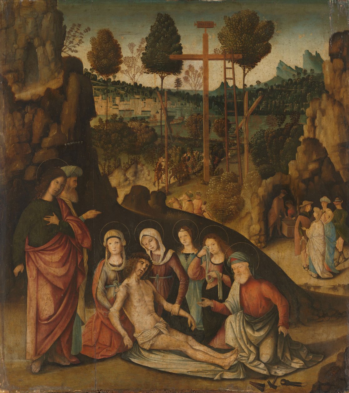 Beweinung Christi von Bernardino di Bosio Zaganelli