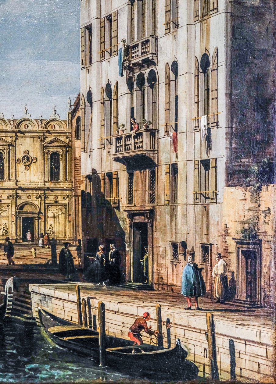 Der Rio dei Mendicanti und die Scuola di San Marco von Bernardo Bellotto