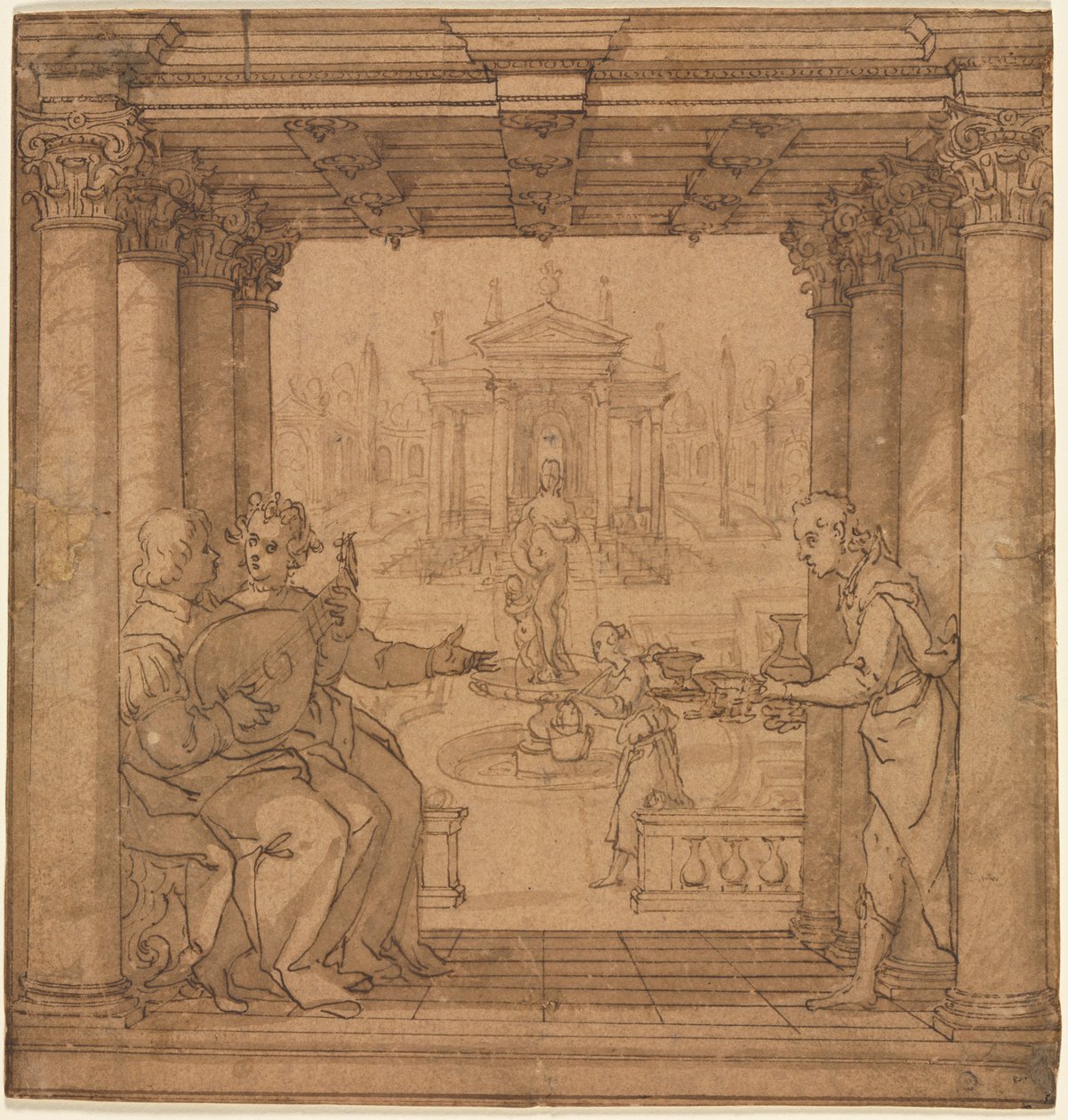 Illustration aus Torquato Tassos Gerusalemme Liberata von Bernardo Castello