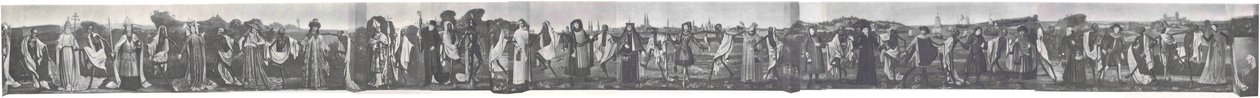 Lübecks Totentanz vor dem Krieg, Foto, 1463 von Bernt Notke
