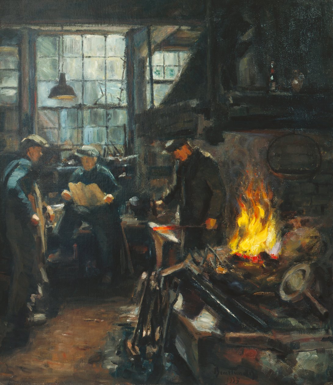 Die Schmiede von Bernt Wilhelm Tunold