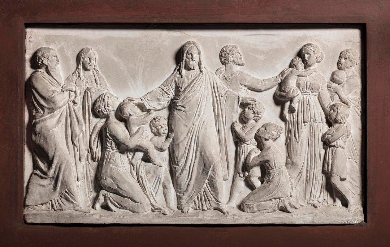 Christus segnet die Kinder von Bertel Thorvaldsen