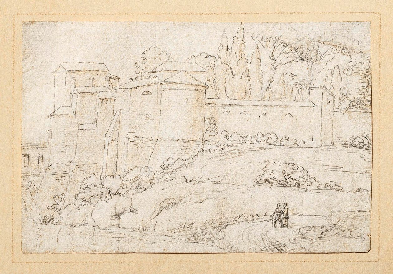 Italienische Landschaft von Bertel Thorvaldsen