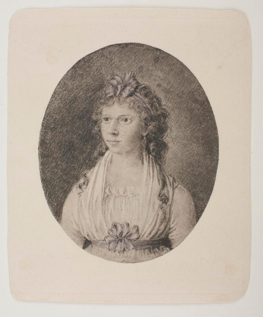 Porträt von Maren Schou West, geborene Grønlund von Bertel Thorvaldsen