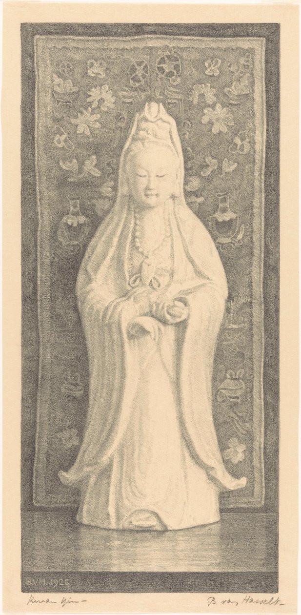 Kwan Yin von Bertha van Hasselt (signed by artist)