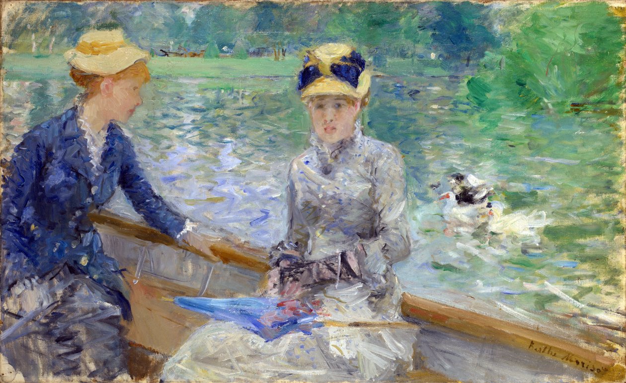 Der See im Bois de Boulogne von Berthe Morisot