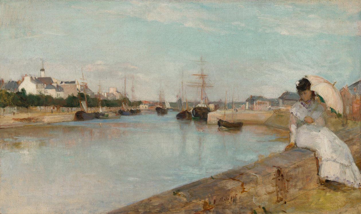 Der Hafen von Lorient von Berthe Morisot